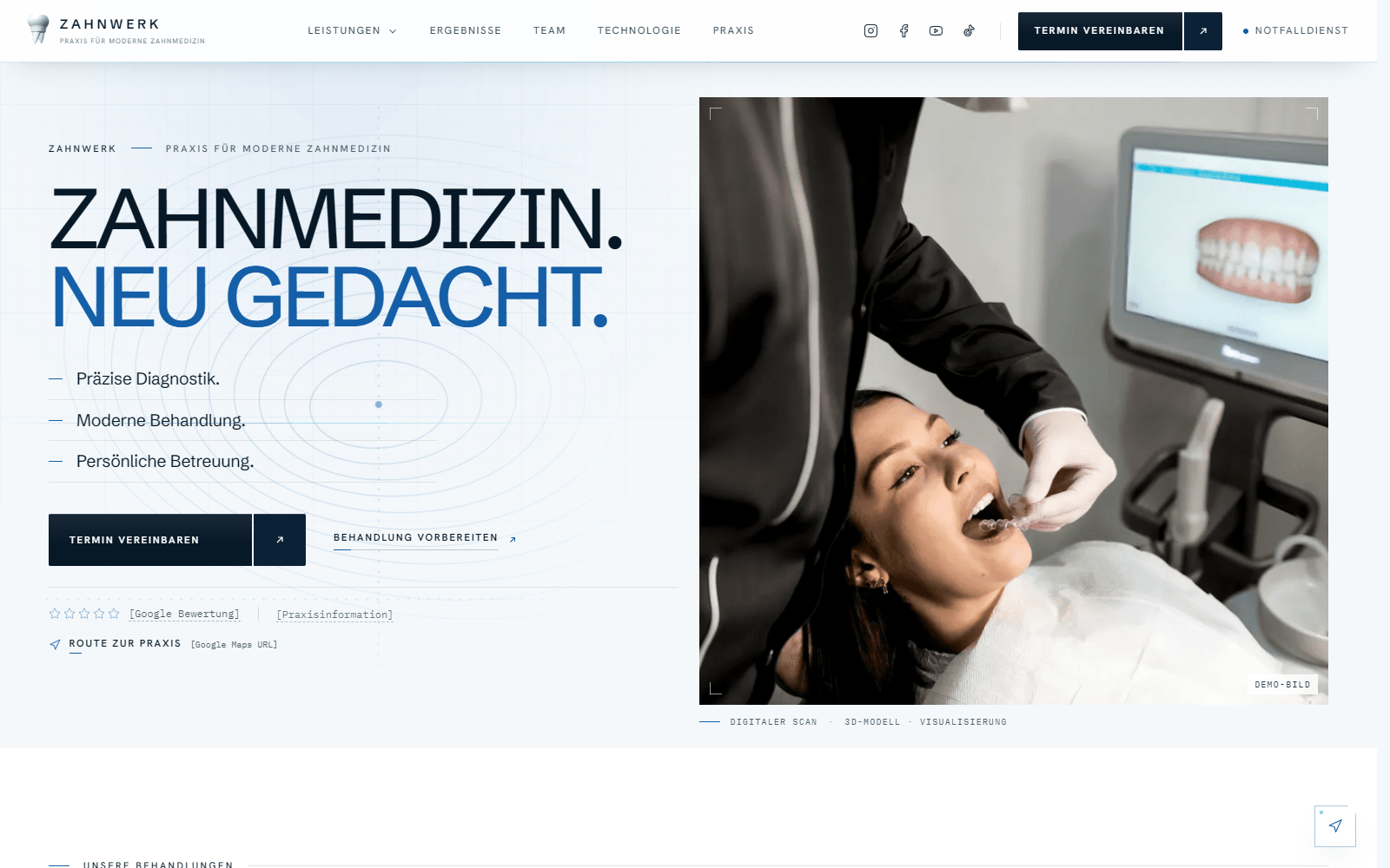 Zahnwerk — Startseite der Website
